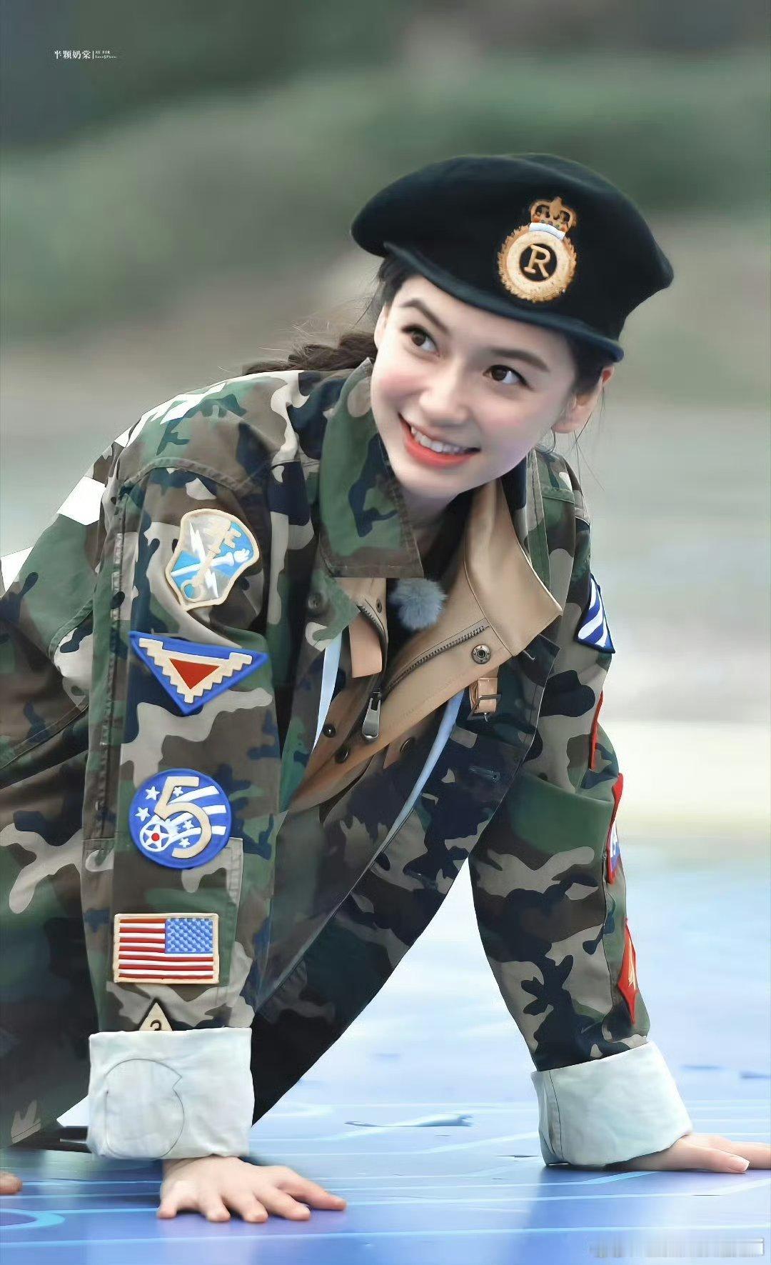 Angelababy早期跑男造型真的好百变好创新完全是街头女战士 