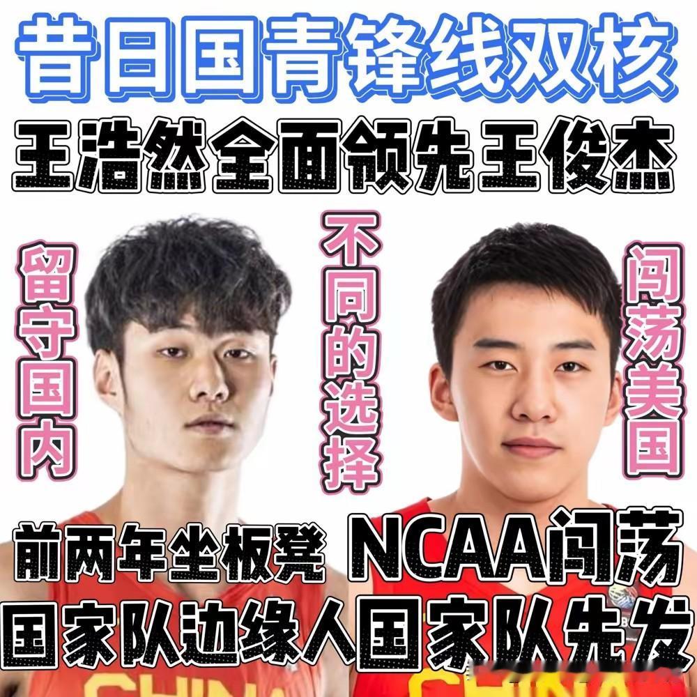 国内CBA环境确实已经不能锻炼出一位国际球员了！！！当年的国青队王浩然与王俊杰已