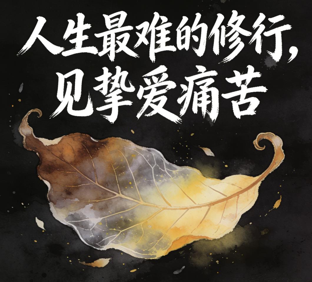 爱她，就舍得让她受伤
朋友最近的一句话让我愣住：“这一生最难的修行，是含着泪看爱