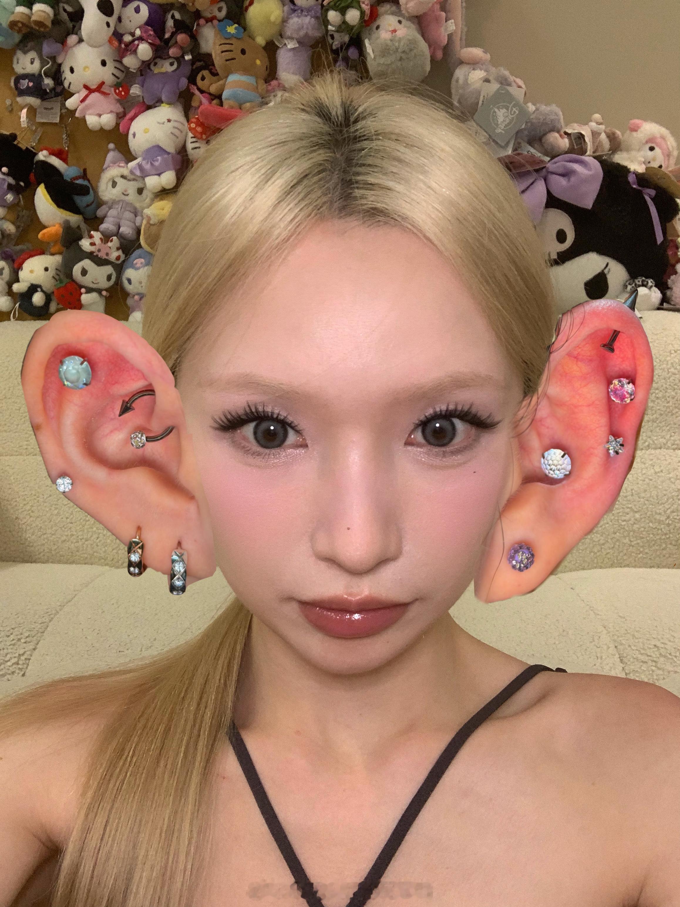 我耳洞分享的封面就长这样：大耳朵如如 
