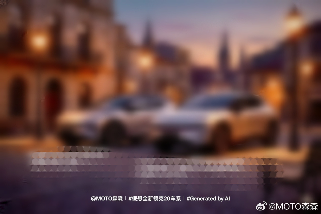 🔻又全力真诚手搓了一组假想的牢克全新20车系的视觉图，比白天做的可行性也许会高