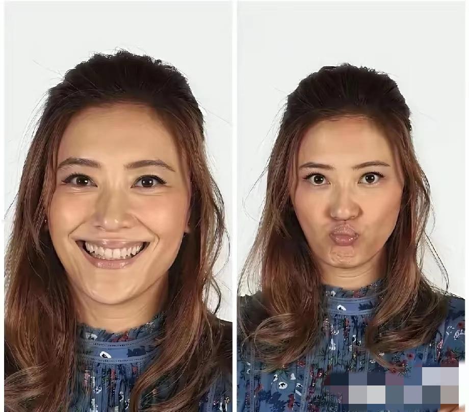 不得不说应采儿太有底气了，面对生图毫不畏惧，真实的面容展现出别样的魅力。她没有靠