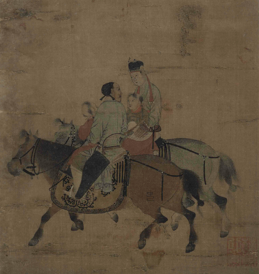 马年新年快乐  波士顿美术馆藏宋代，佚名《文姬图》 