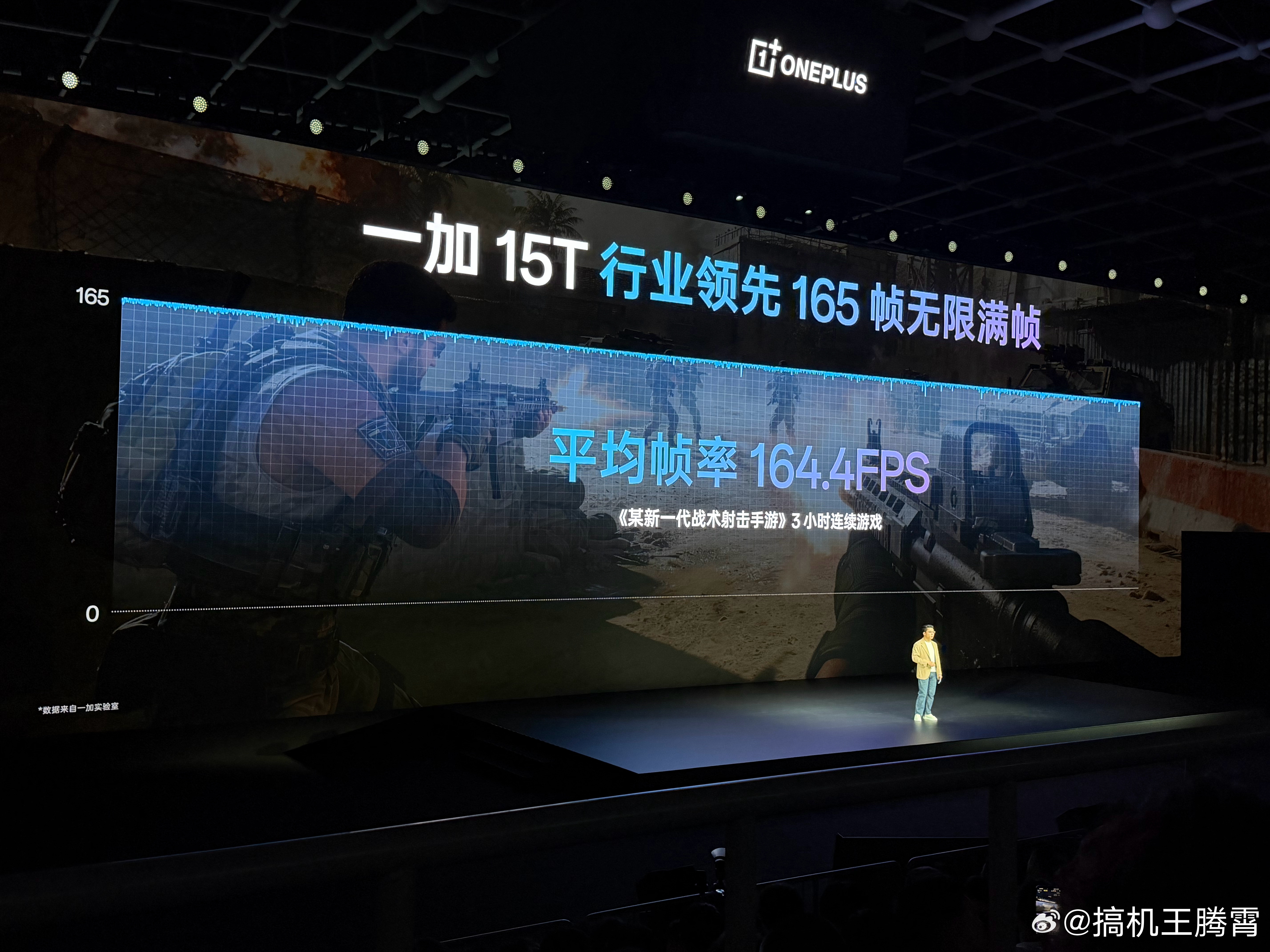 一加15T是目前唯一一台支持165Hz高刷的小屏手机，所以就让原生165帧游戏成