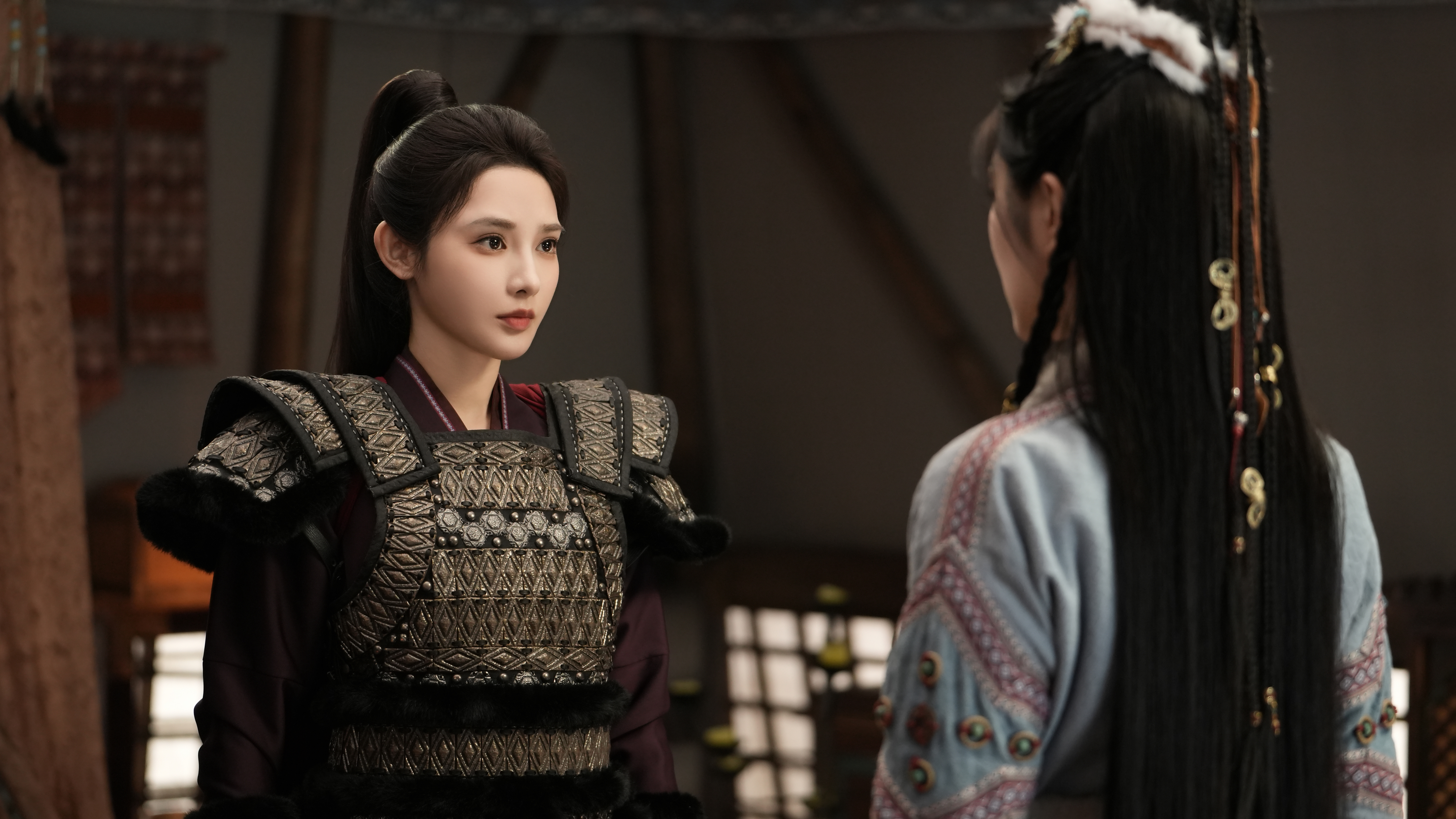 彭小苒 《凤凰台上》凌苍苍☽ 剧照-女将军-盔甲 