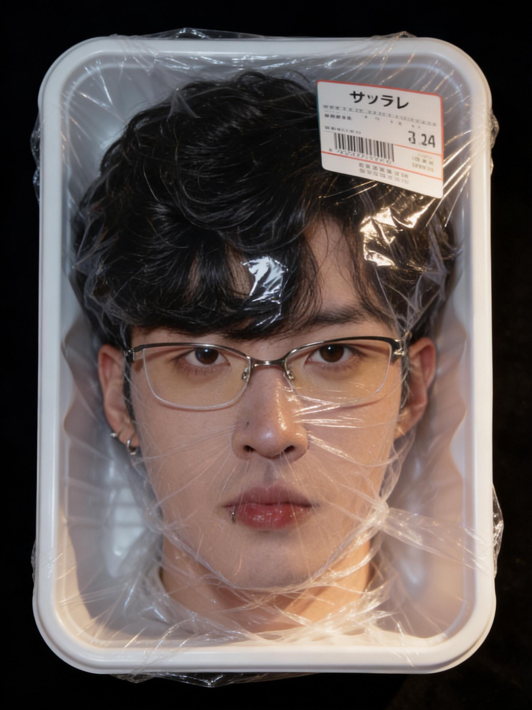 🙈。 我生成图片：将我的头像（只保留我的头部 包括头发的部分不包含我...