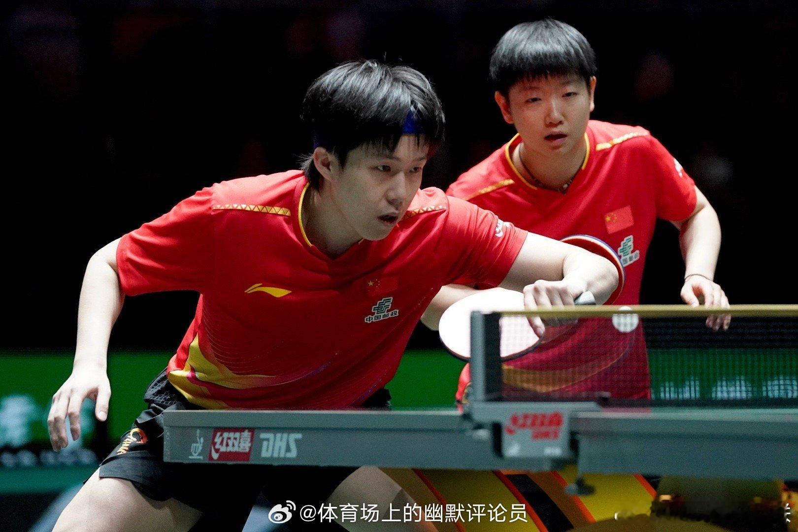 第二阶段循环赛王楚钦/孙颖莎3-0伊沃·本/阿拉波维奇【11-6，11-5，11