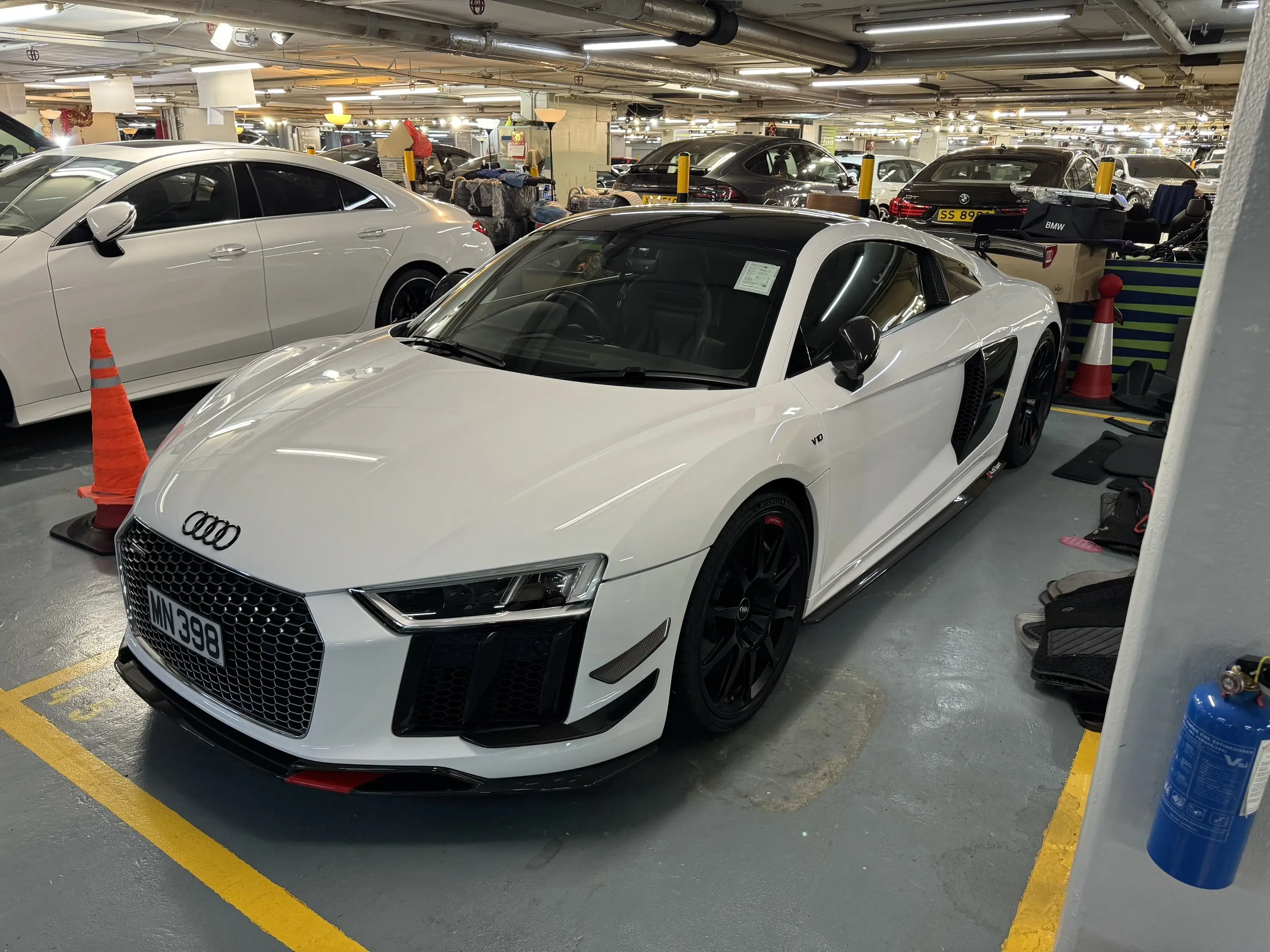 不常见的奥迪R8。Performance Parts套件上身真的酷似R8 GT