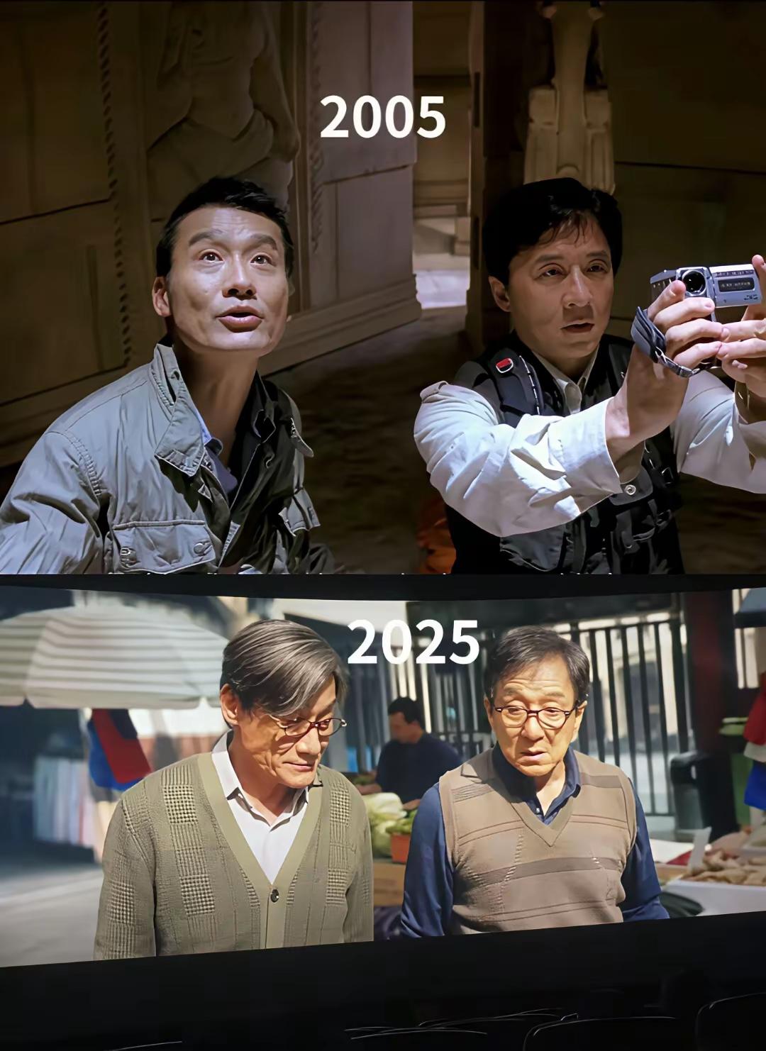 光阴似箭，岁月如梭
日子过得太快了
当初的硬汉
转眼也成头发花白的老人了