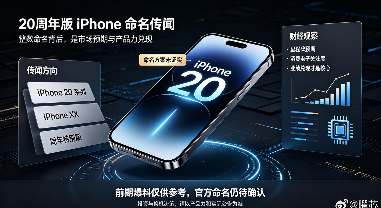 从供应链消息看，苹果大概率复刻iPhone X的经典营销，2027年二十周年机型