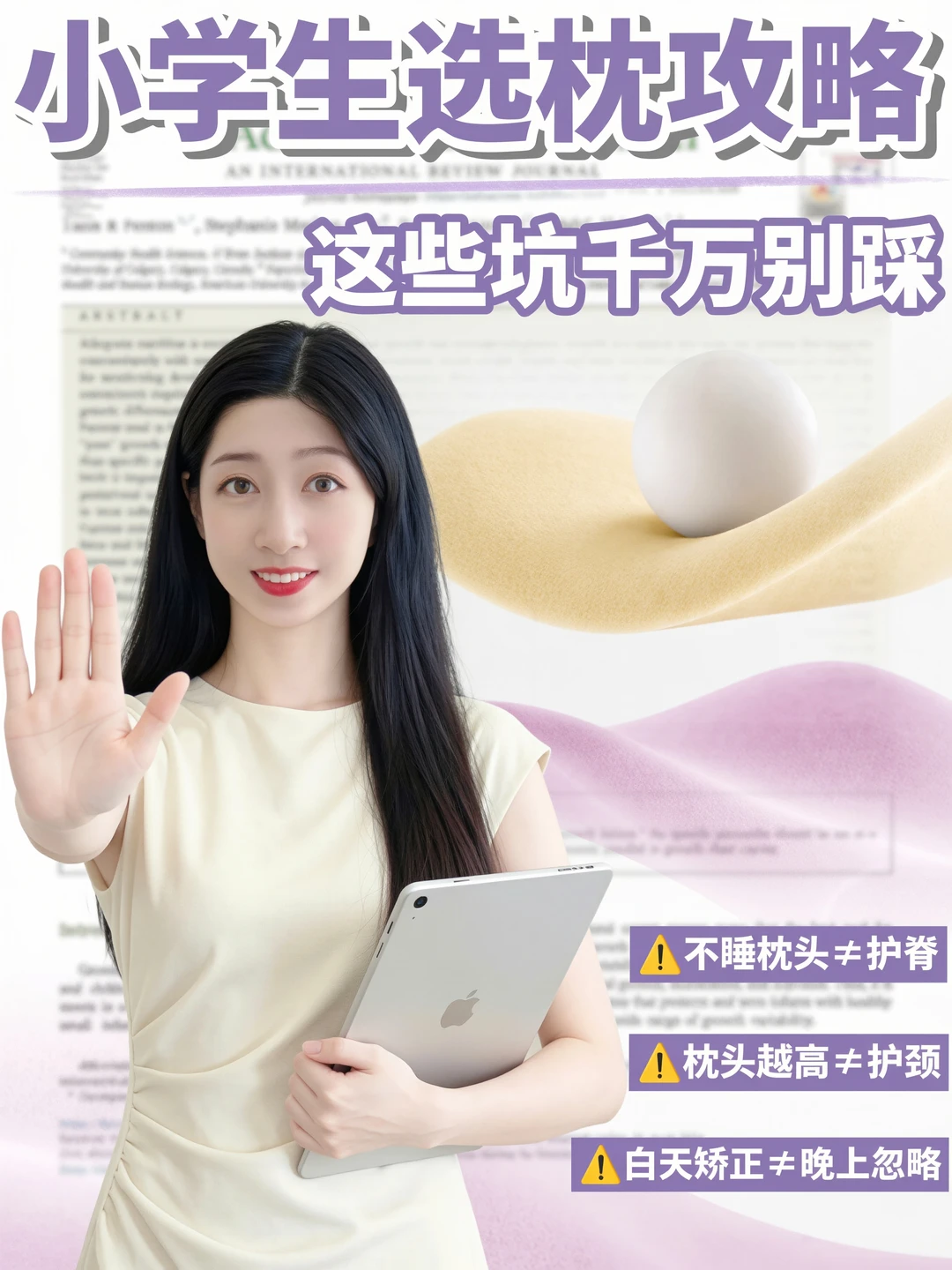 选错枕毁体态！儿童护脊枕选购清单