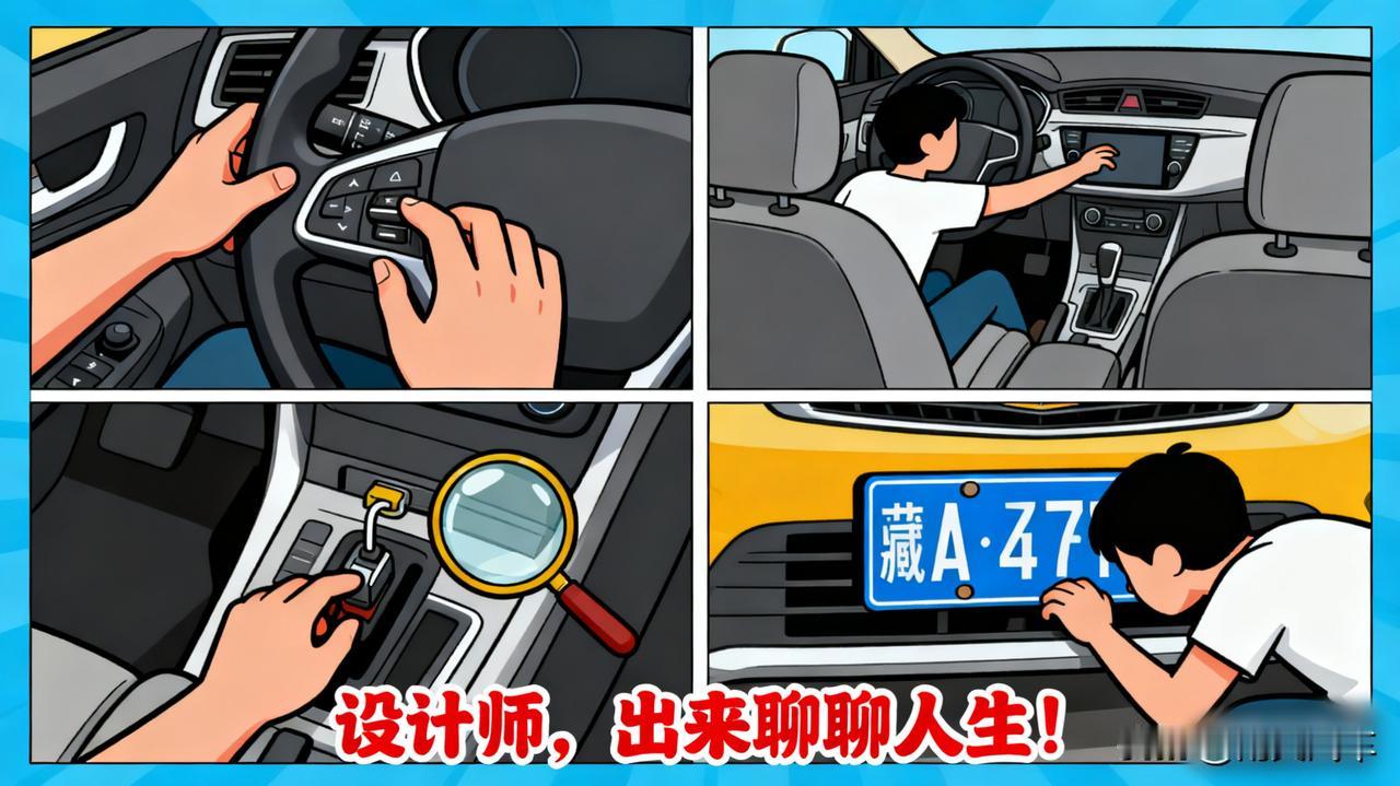 这些“反人类”的汽车设计，你遇到过几个？

藏在方向盘后面的定速巡航按键、需要触