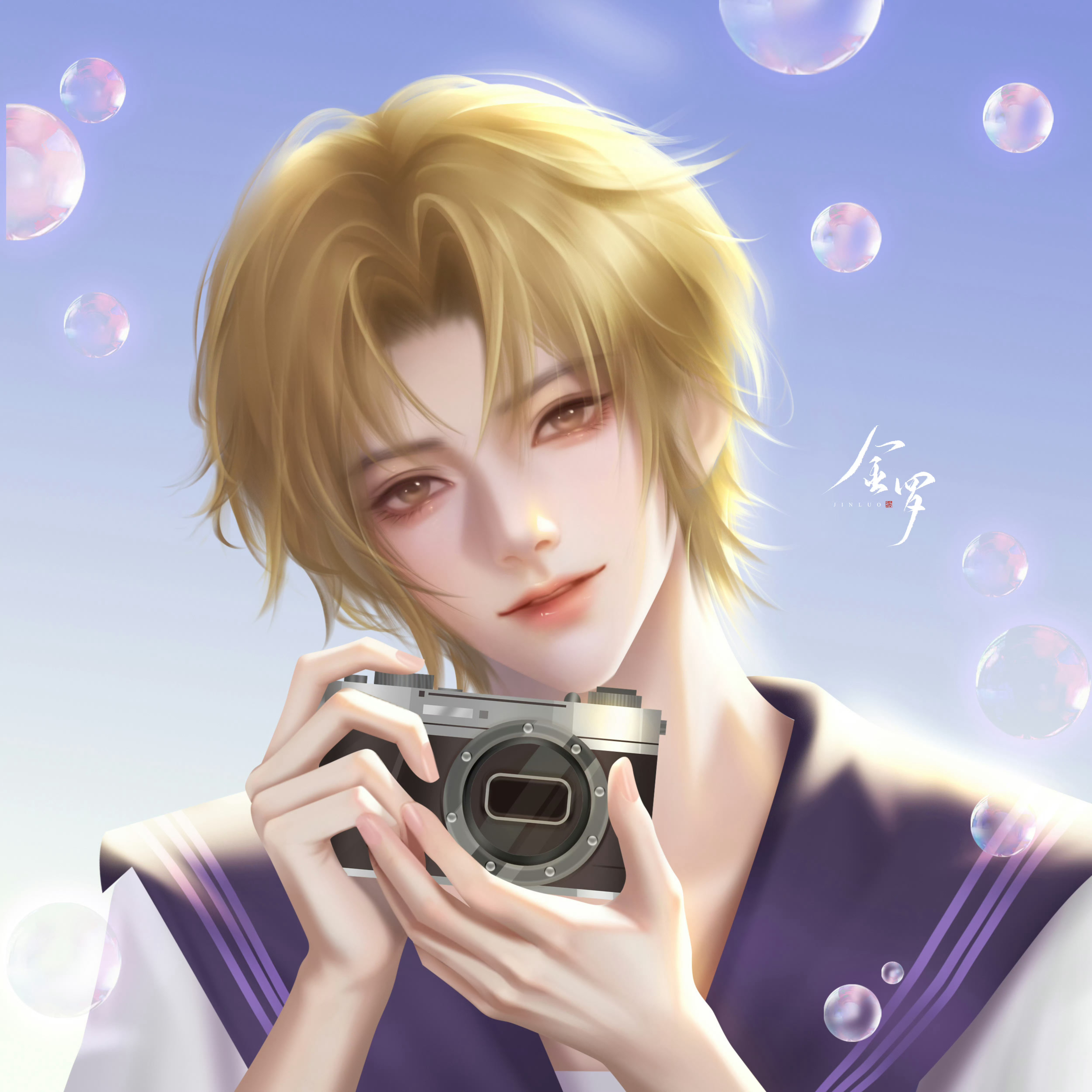 同一画师笔下的金罗 
