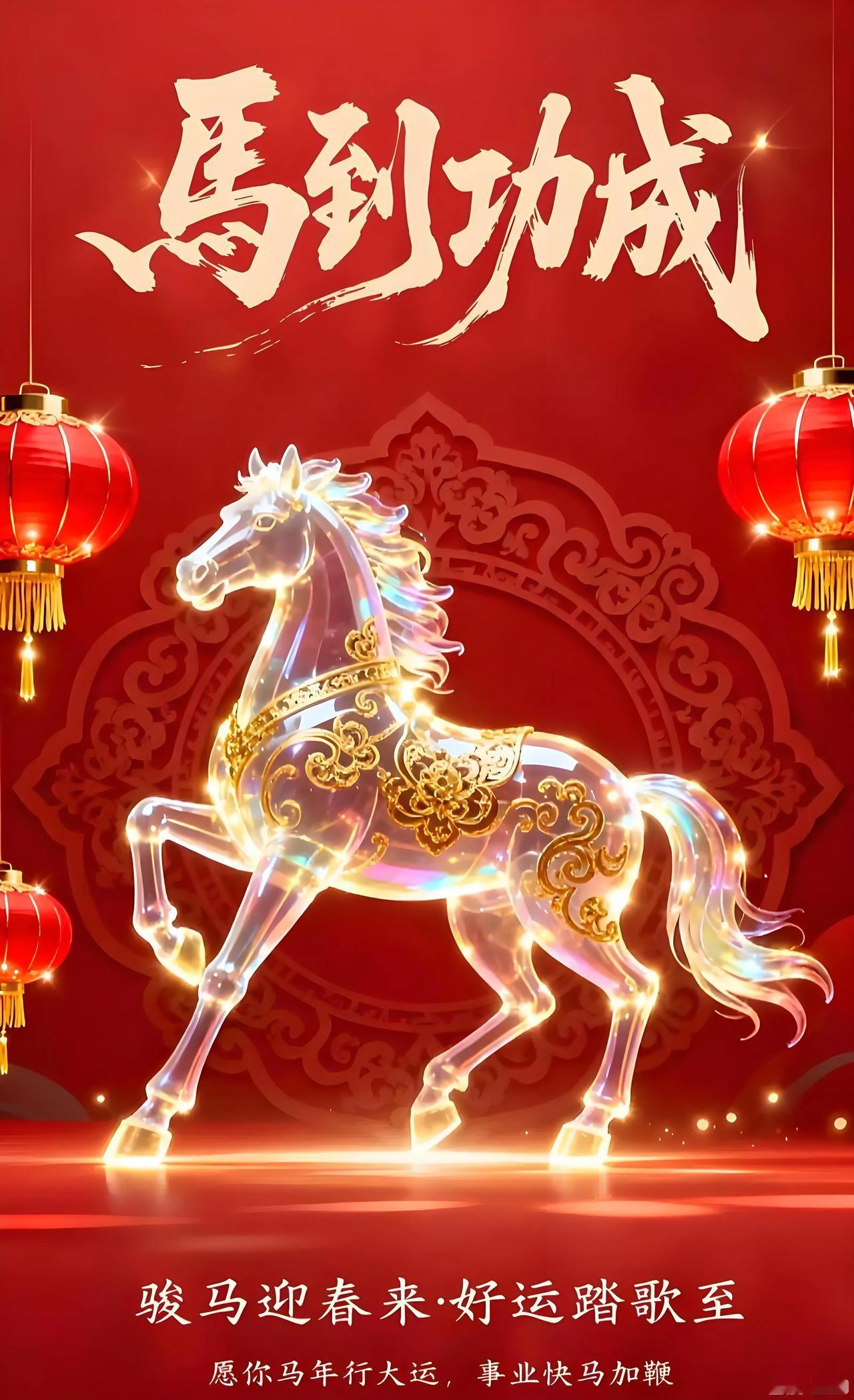 ‘新的一年，不求大富大贵，只愿健康平安，活得热烈又自在。