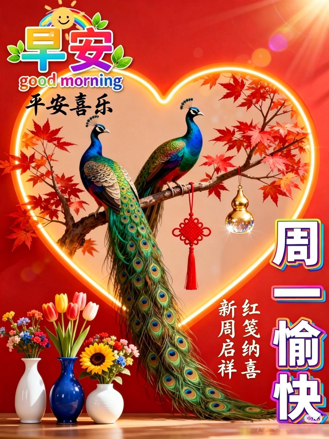 🌸🌸早安吉祥🌸🌸
       美好的一天，从清晨开始。每天的问候，如同