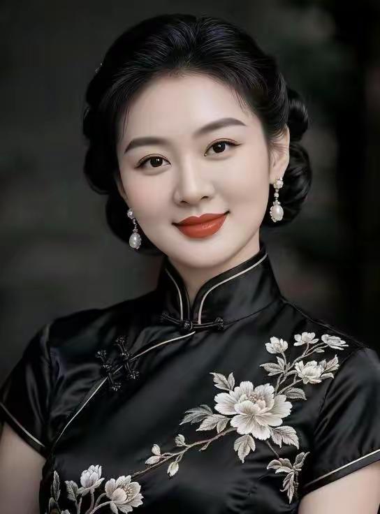 优雅旗袍美人，复古韵味十足！