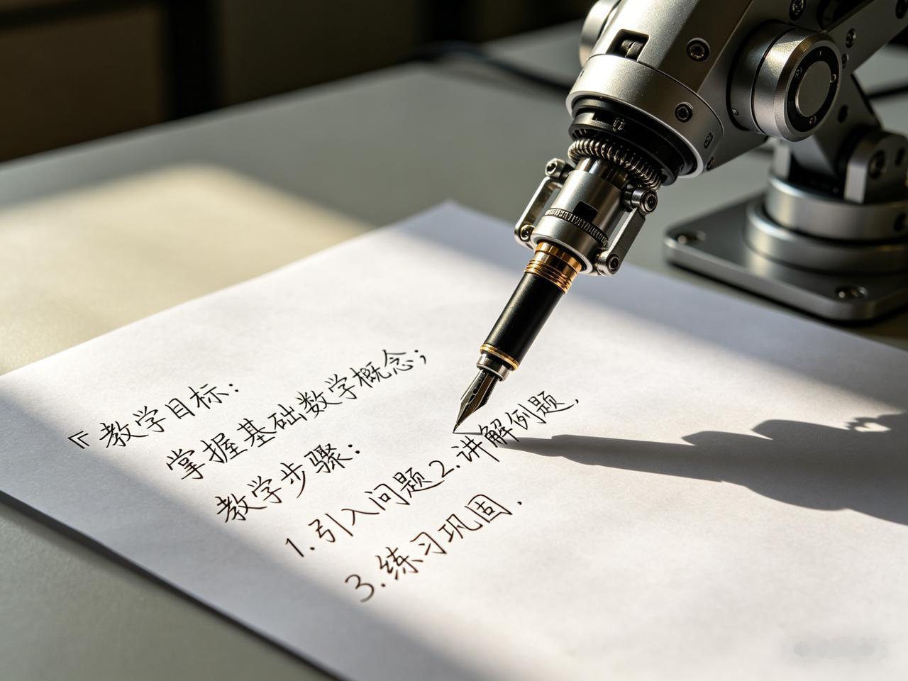 🔥教研员说：教案必须手写！我气得手抖
凌晨1点，我还在抄第8页教案。
教研员放