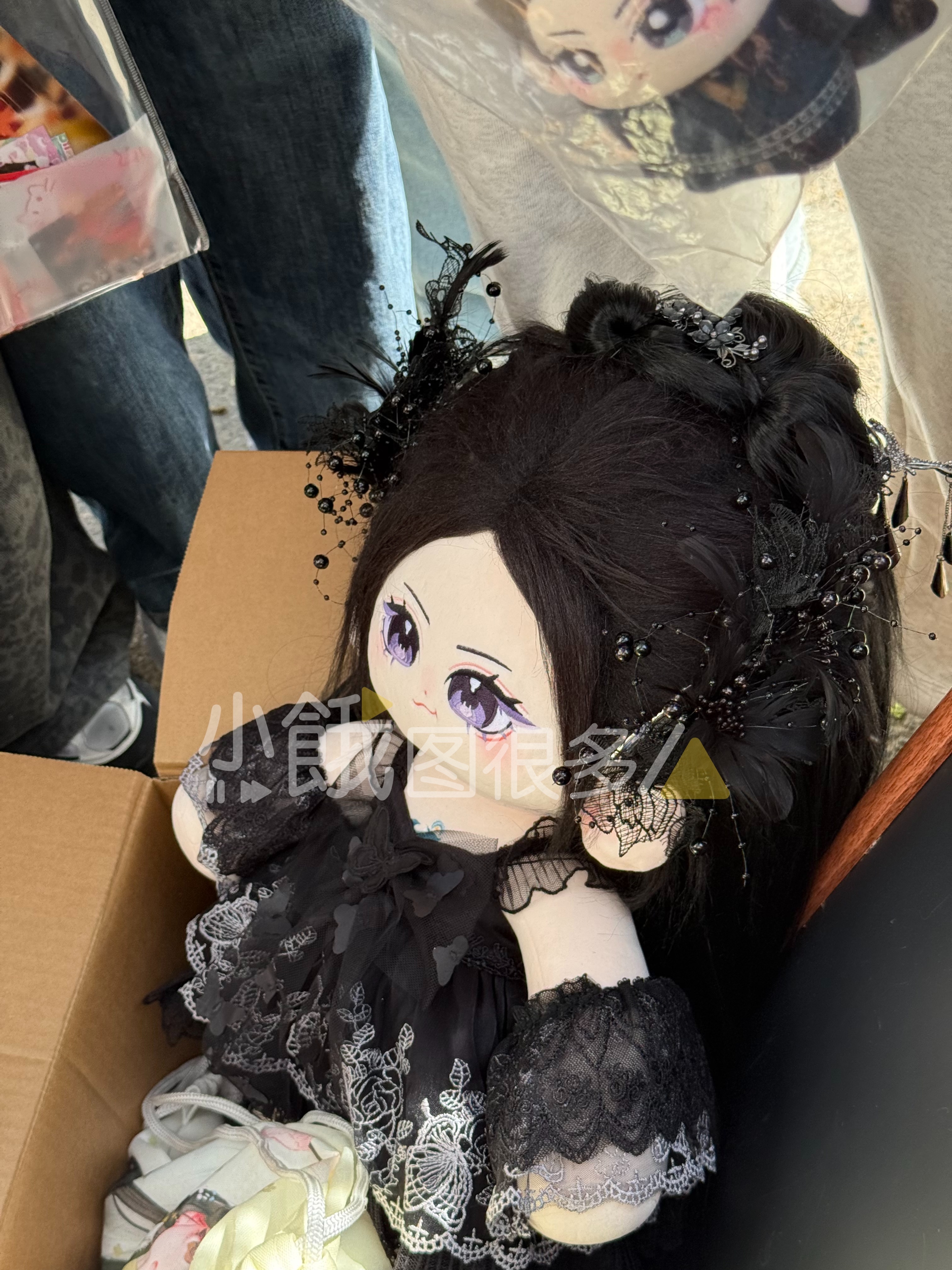 迪丽热巴白日提灯 贺思慕的官方棉花娃娃好可爱好好rua啊啊！ 