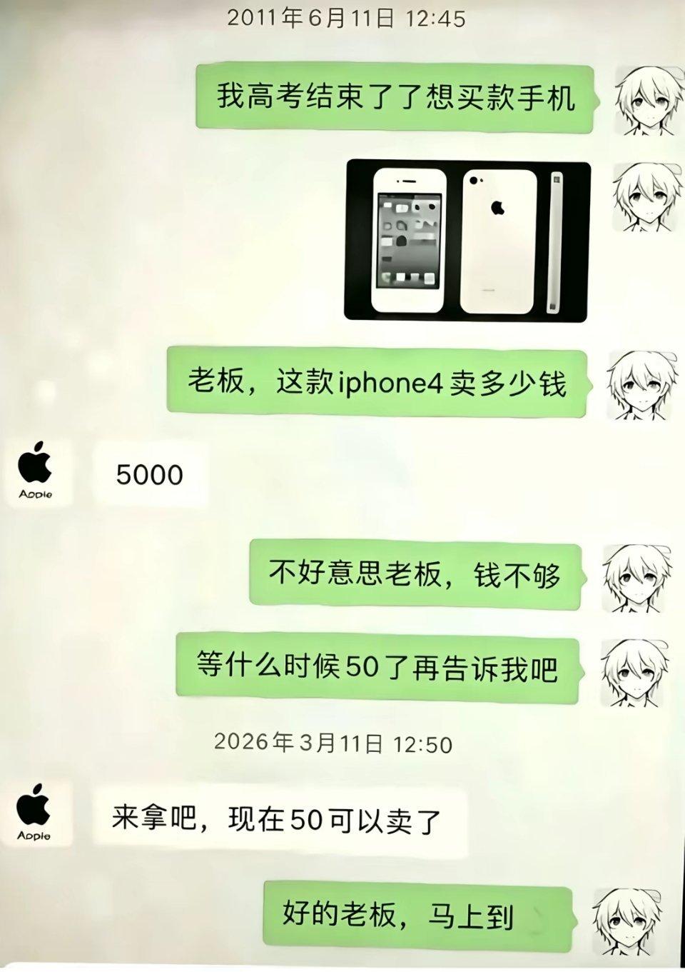 15年前的iPhone 4确实领先当时的其他智能手机，也确实贵，算得上奢侈品。 