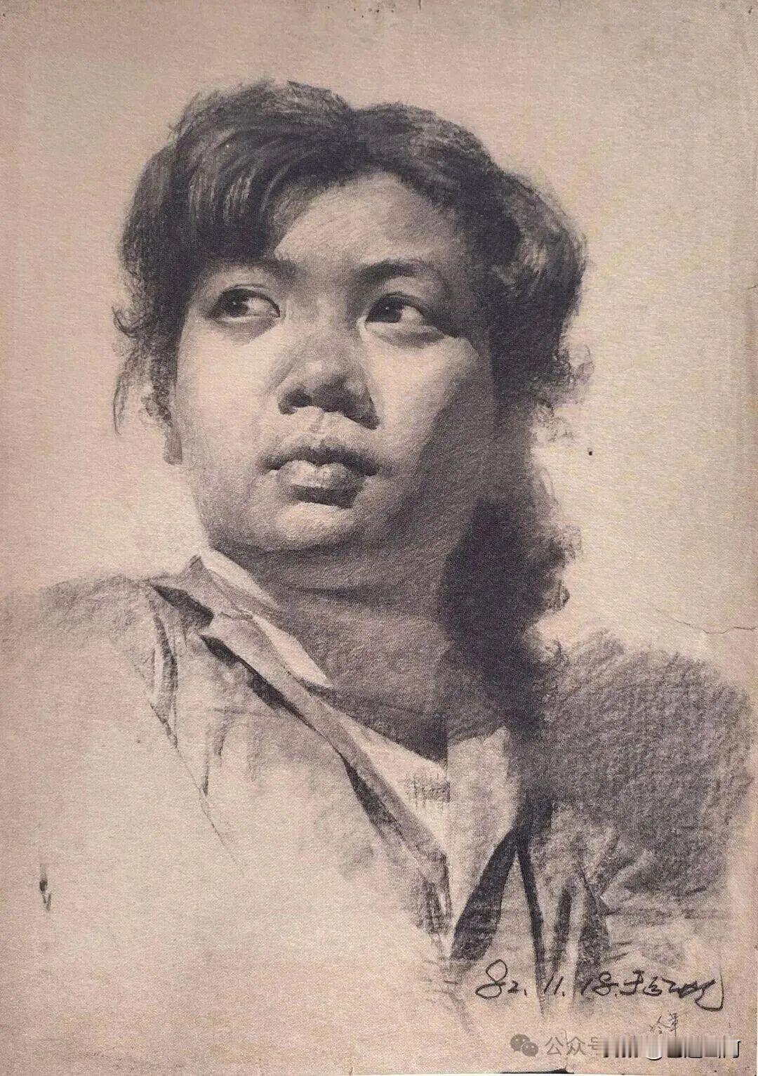 所谓绘画大师，都曾是认真画好每一张习作的普通人，19岁冷军的素描作品，没有超写实