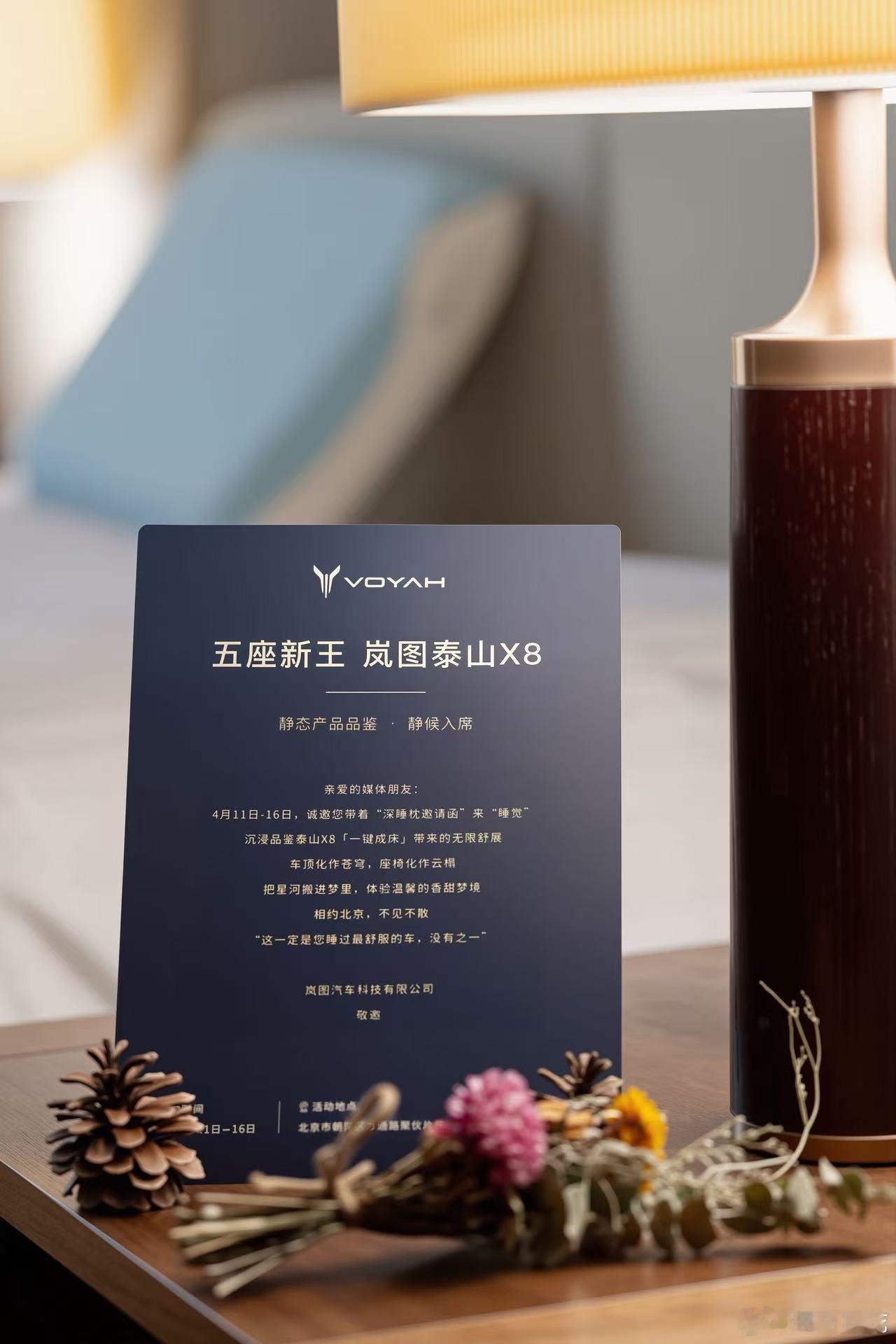 睡完岚图特地寄来的深睡枕难以想象过两天去泰山X8上「一键成床」得多好睡晚安玛卡巴