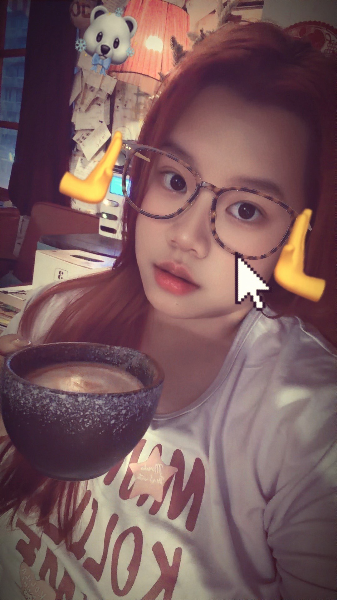 就这样陪朋友买梅花糕偶遇了3️⃣☕️  ​​​