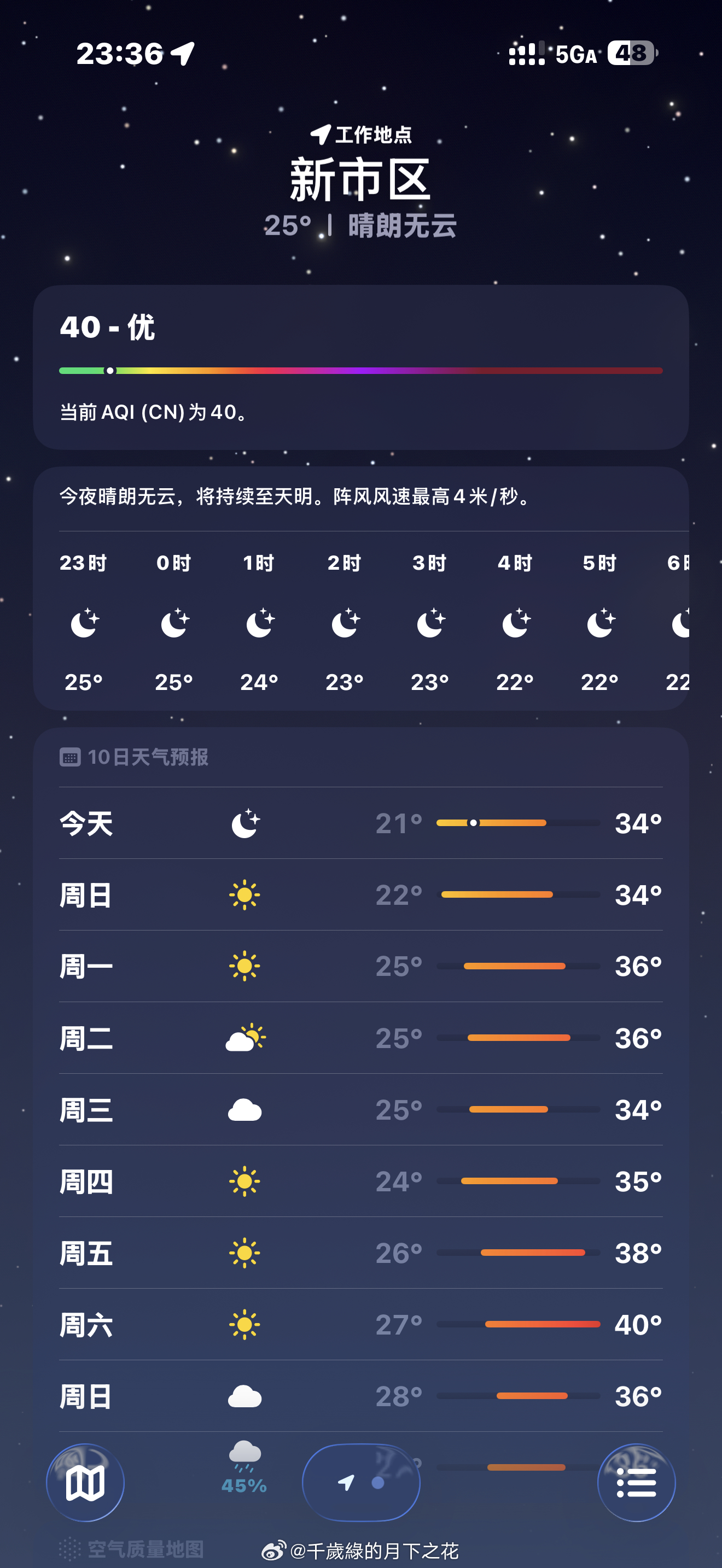 未来一周的天气看得我有点死了 
