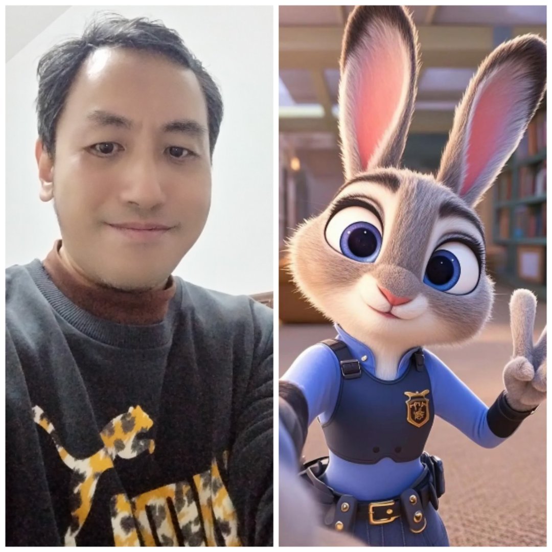 2025年12月4号我与美国著名好莱坞迪士尼乐园电影梦工厂：“疯狂动物城二”里面