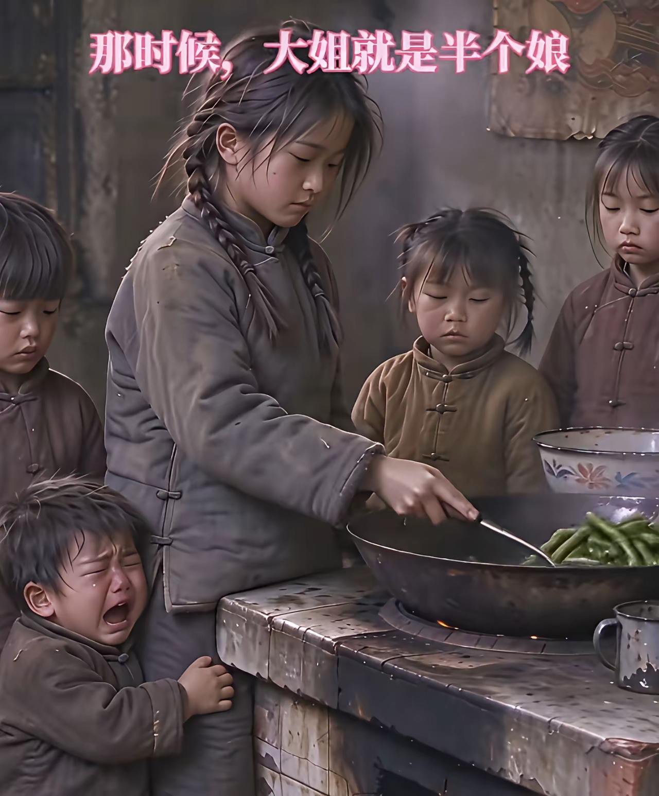 那个年代
大姐就是半个娘
