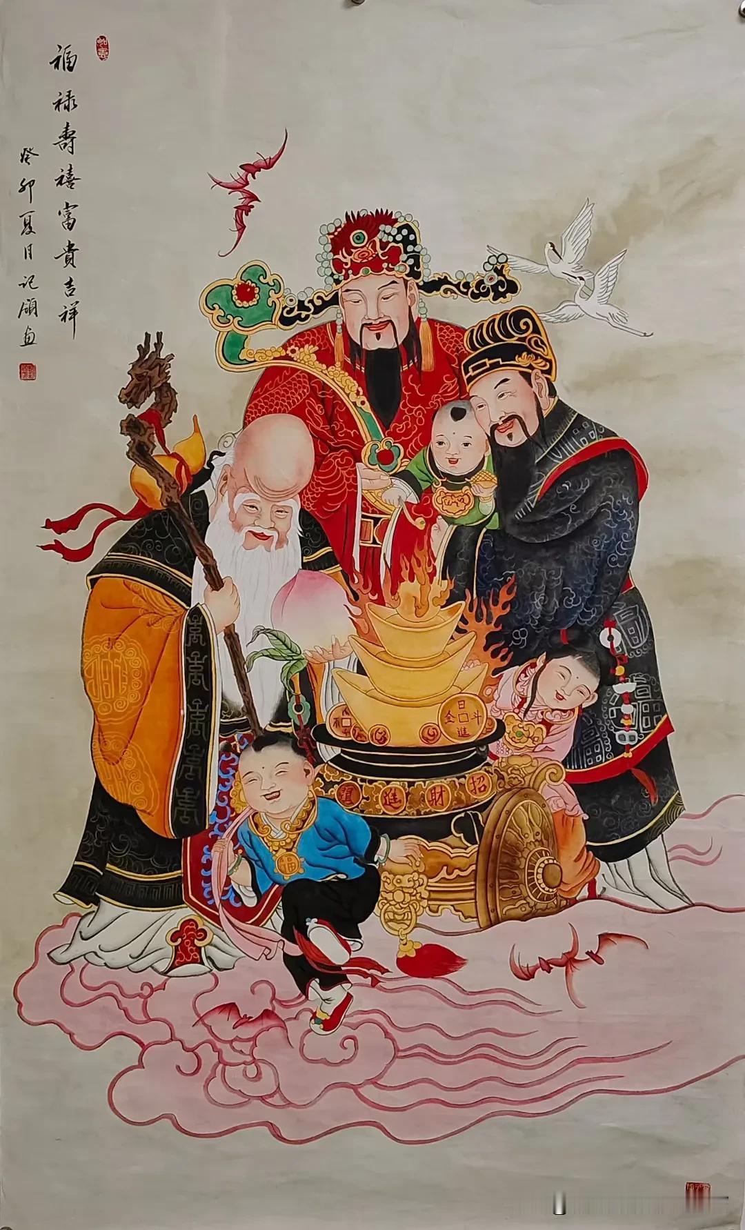 ○	中路财神王亥：夏朝时期商丘人，商族第七任君主。他帮助父亲冥治水立功，还驯服牛