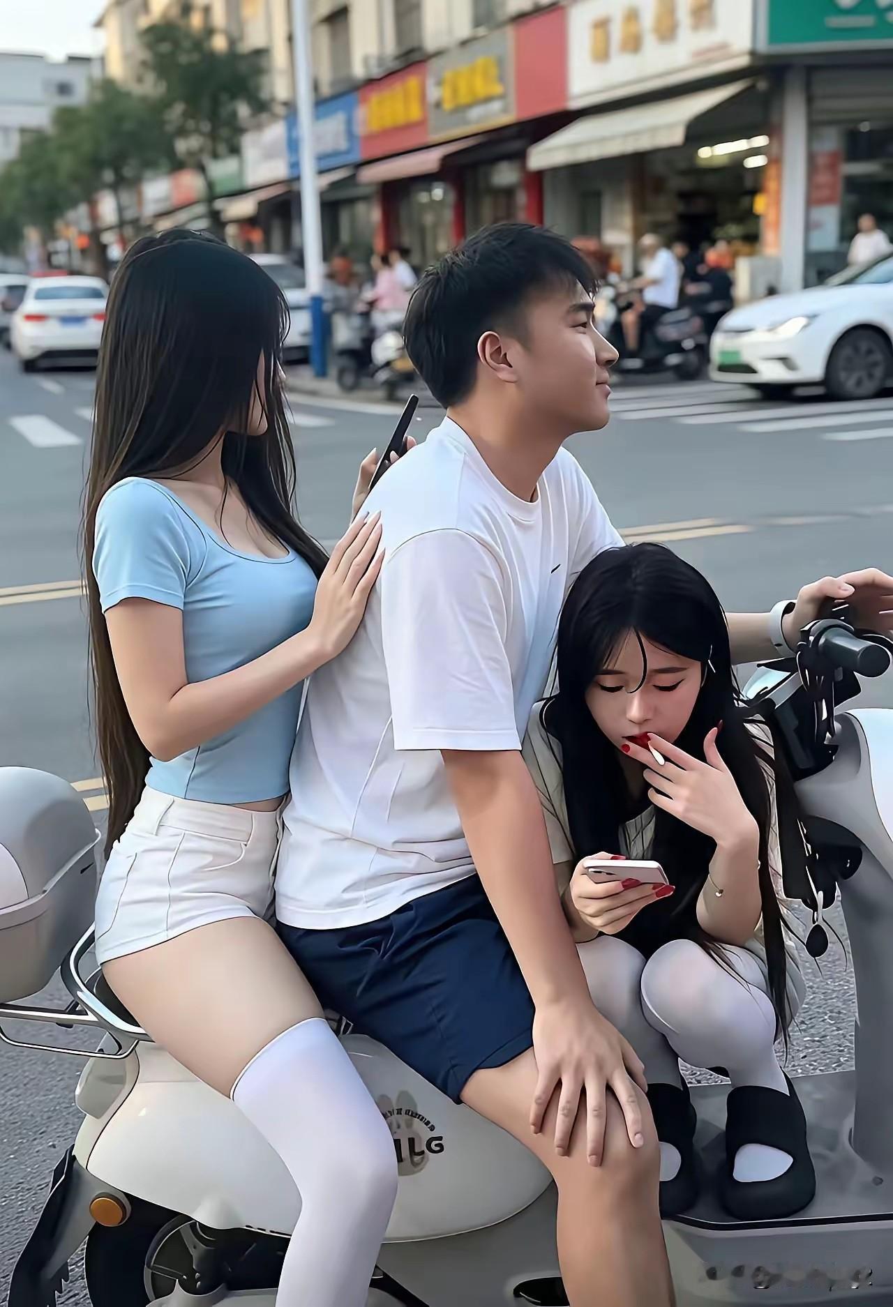 正是在学校读书学习的好年华，却早早的开始混社会，这样的孩子将来能混成什么样子？