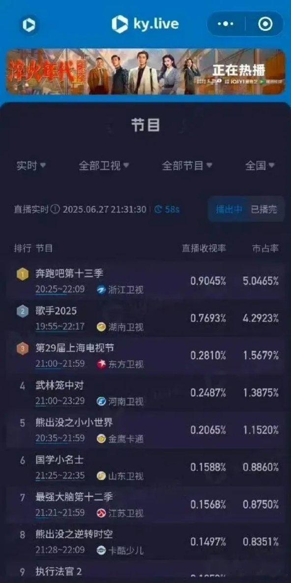奔跑吧提档七点半播《奔跑吧》和《歌手》打起来了！​《歌手》官方发博宣布提档至周五