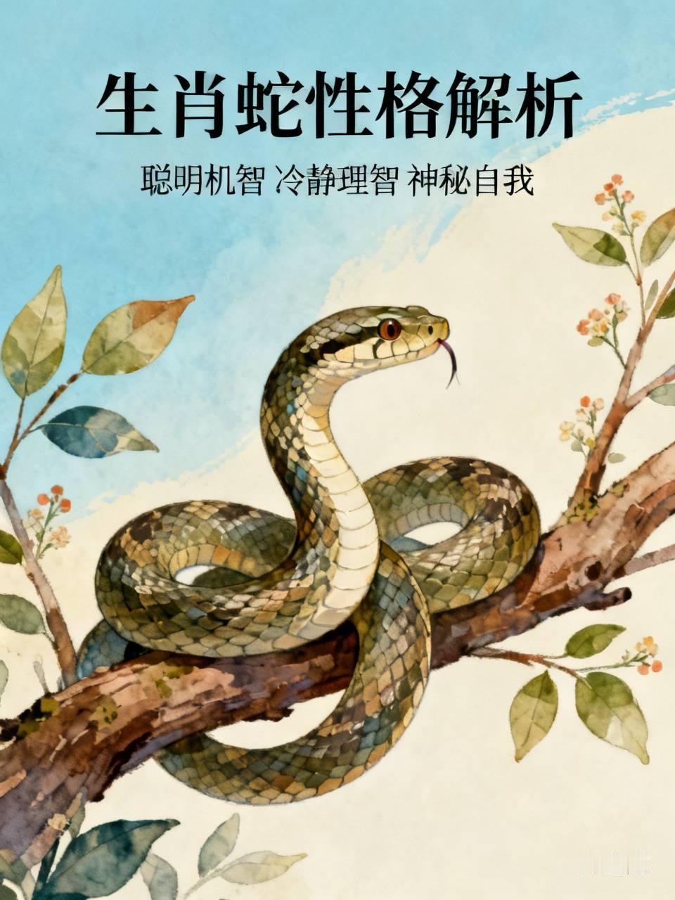 生肖蛇的人性格挺有特点。他们通常聪明机智，思维敏锐，能快速洞察事物本质。就像在工