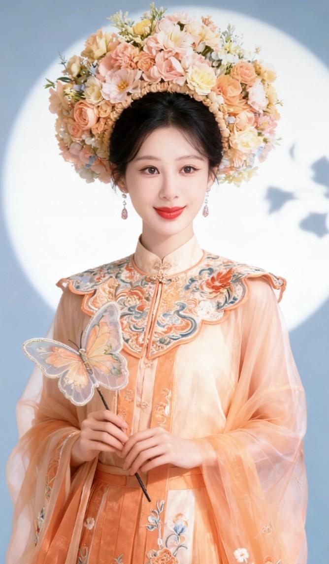 她簪尖刺破空气的刹那，全网突然静默三秒。
不是杨紫在模仿古风——是那些沉睡的牡丹