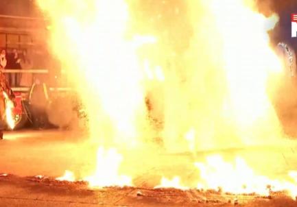 【在巴伐利亚，人们举行了劳纳赫特节——这是一项古老的阿尔卑斯山仪式，人们戴着恶魔