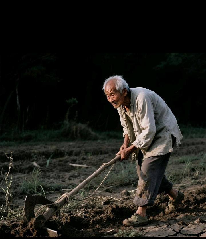 年过花甲不敢闲，
累如牛马种大田，
城里老人多享乐，
……请友续句……？
[微风