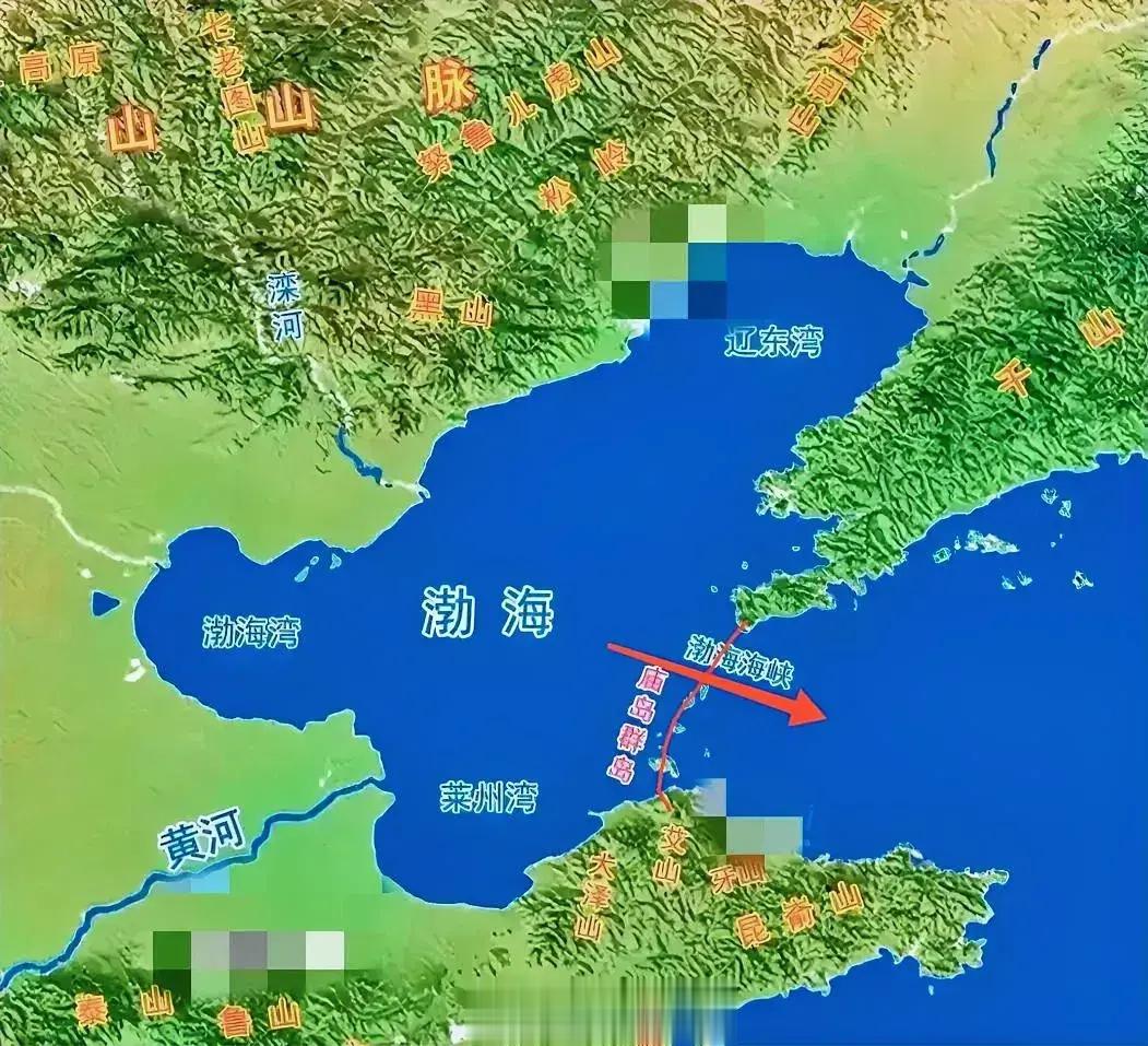 有网友建议，尽最大的能力在三个月之内，利用岛链在大连和烟台之间，建一道拦水海坝，