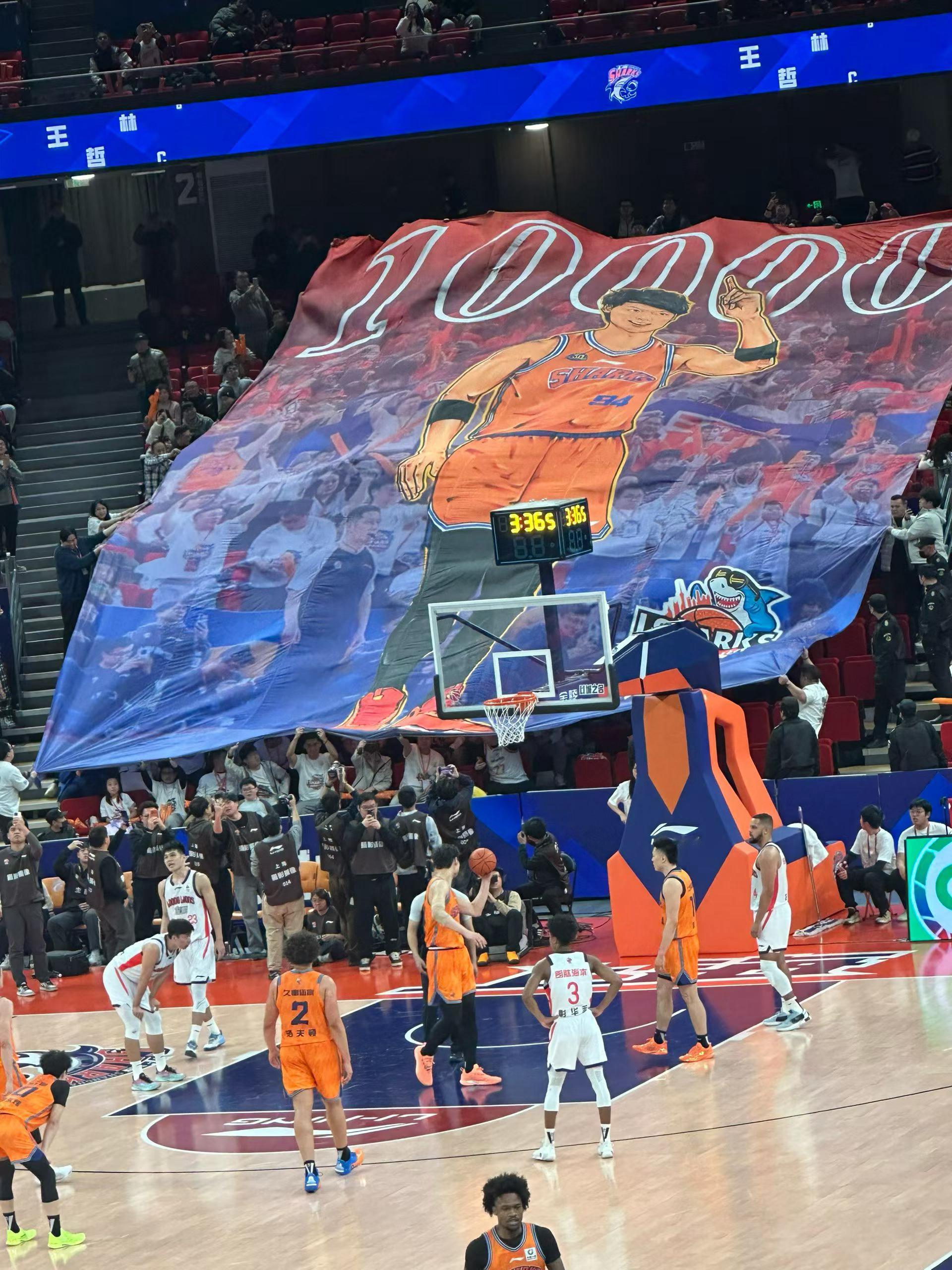 王哲林CBA生涯10000分 依然是联盟前10的水平 