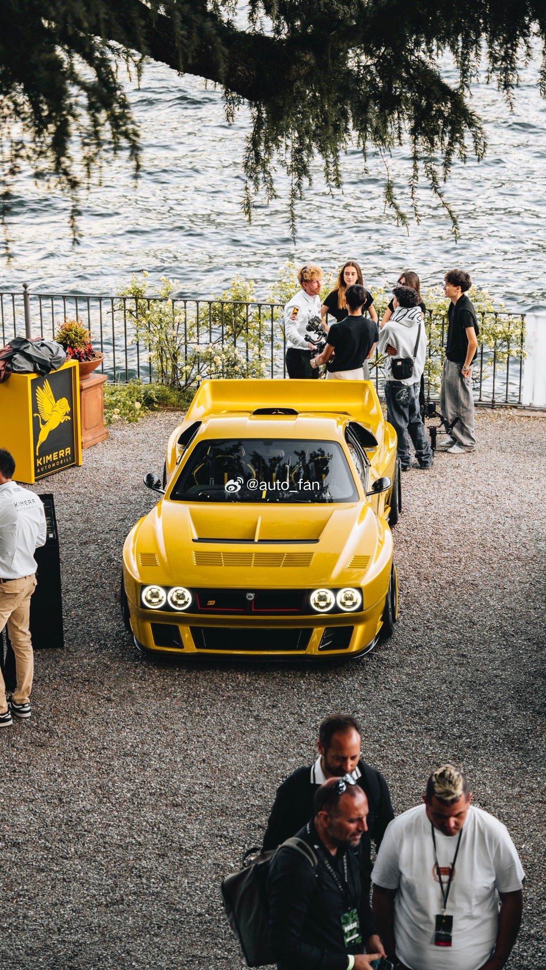 复古跑车Kimera EVO 38也太帅了吧！在意大利科莫湖的汽车活动上，Kim