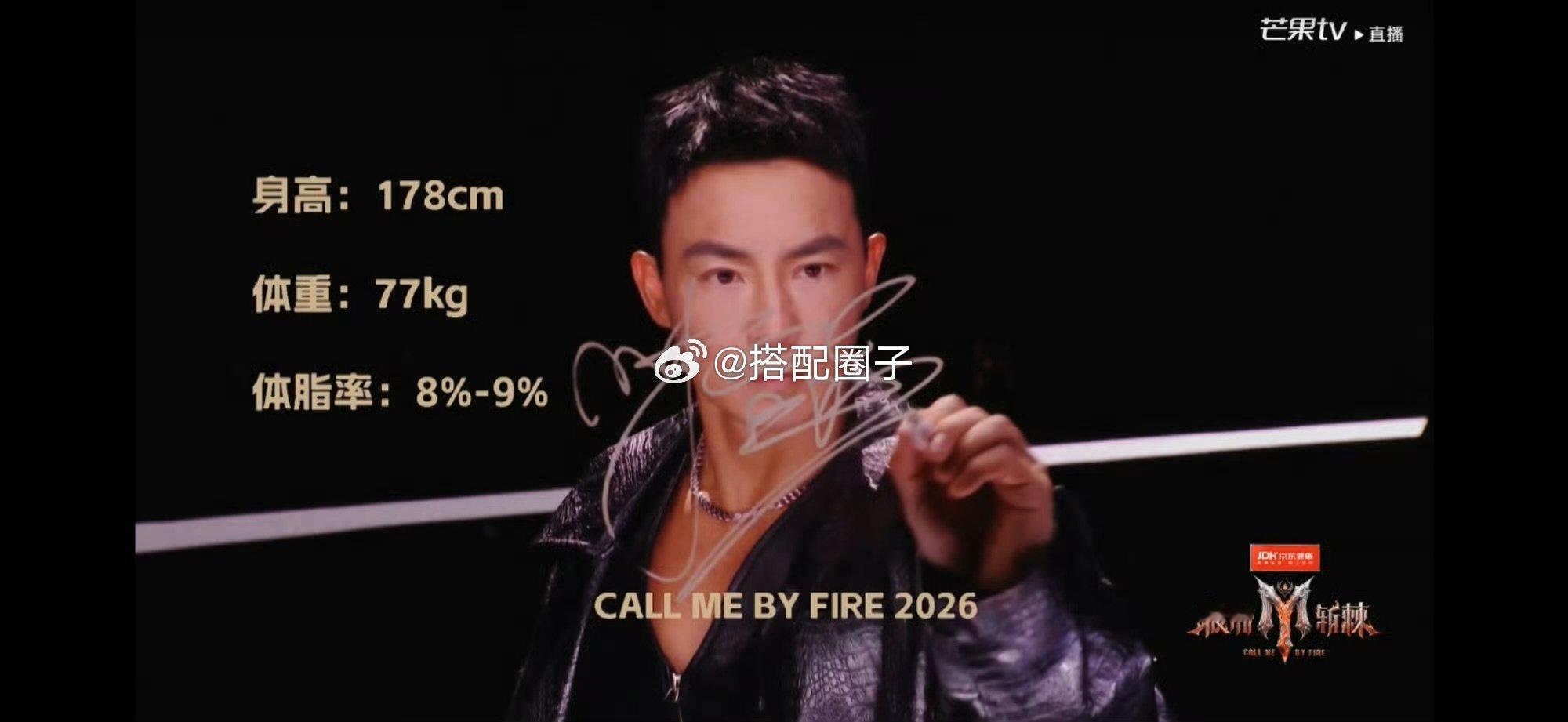 披荆斩棘放体脂率披荆斩棘放了体脂率 俺不中嘞 谁想的把体脂率放上 