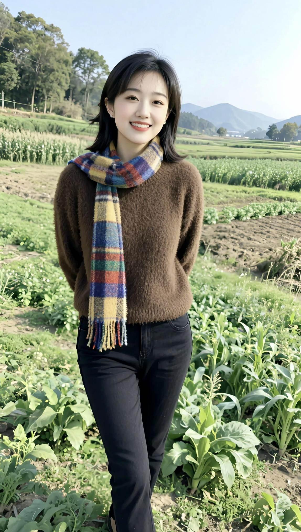 AI田园生活照 抖音ai创作