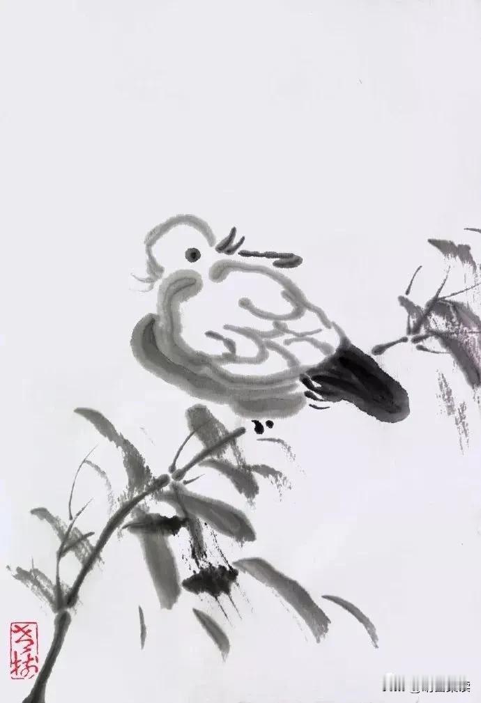 霜降快乐！
#写意画小品🎨# #书画小写意# #一日一方画#