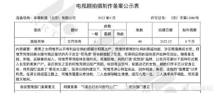 #杨紫李现新剧将分上下两部#国色芳华第一部第二部不会又要时隔一年再播第二部锦绣芳