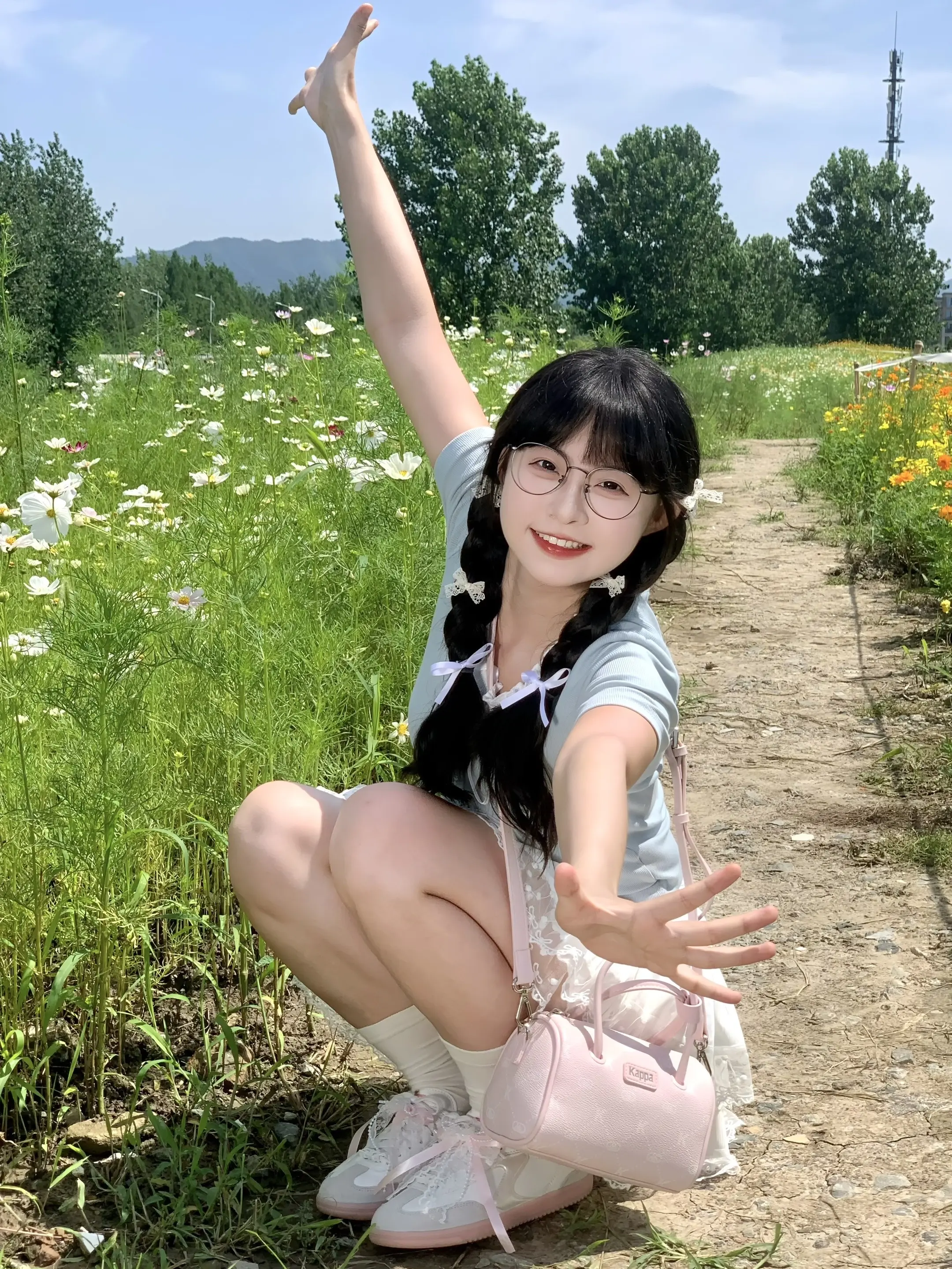 我飞跃想念得到幸福