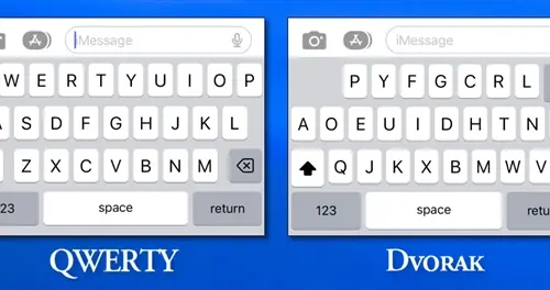 iOS 16支持德沃夏克键盘布局：打字比QWERTY舒服多了