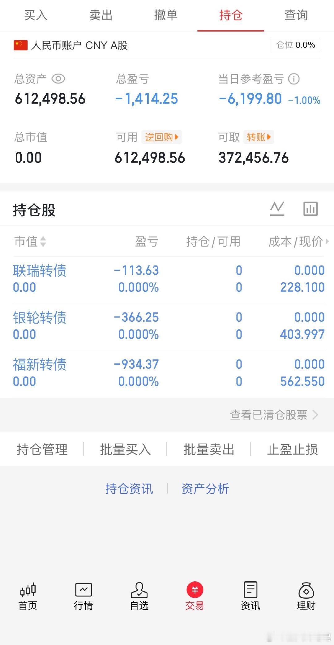 10月29号可转债记录全职（ 28）天！50万起步当日参考盈亏: -6K隔夜把昨
