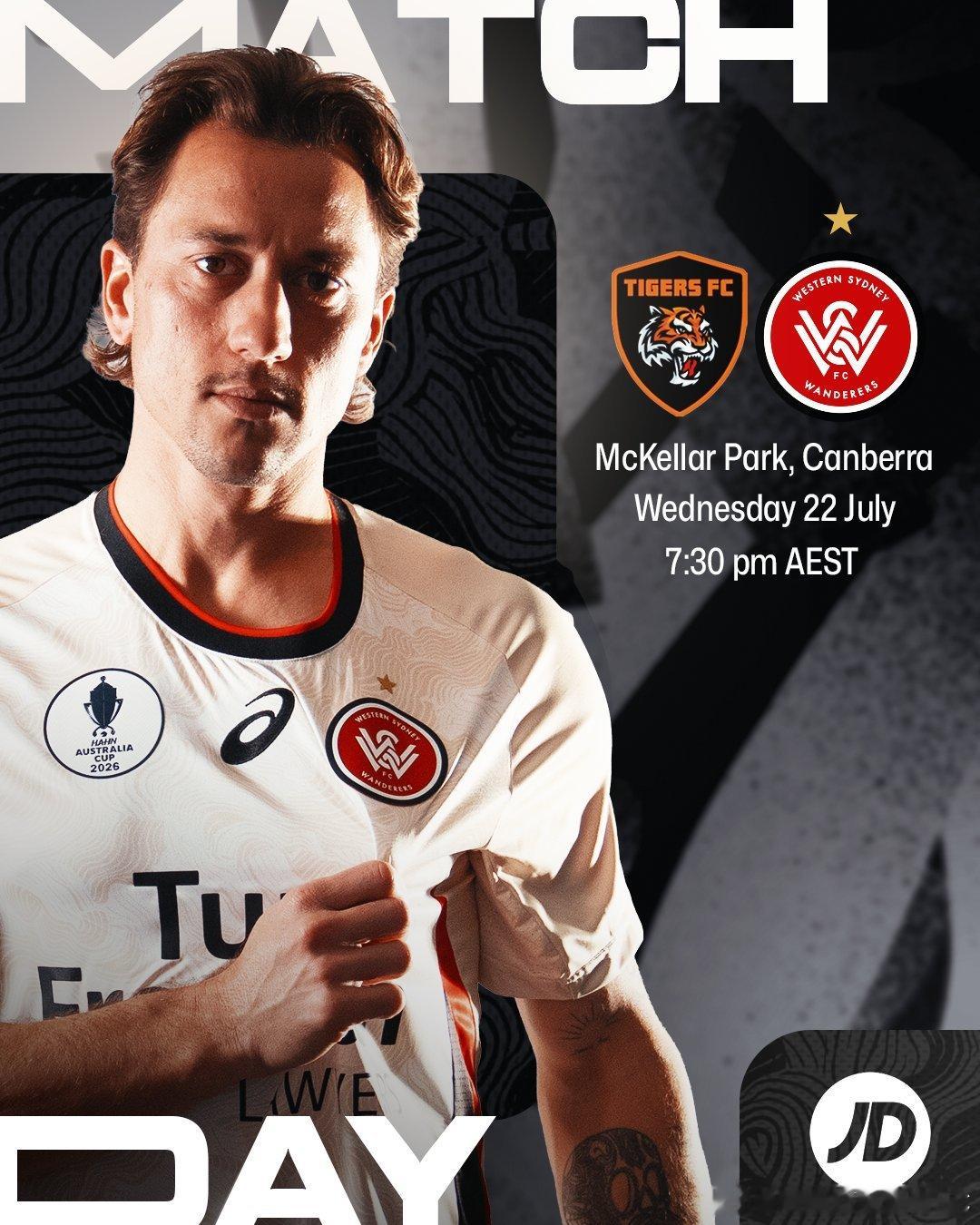 Game Day！今晚19点30分 (北京时间17点30分) 澳大利亚杯32强战