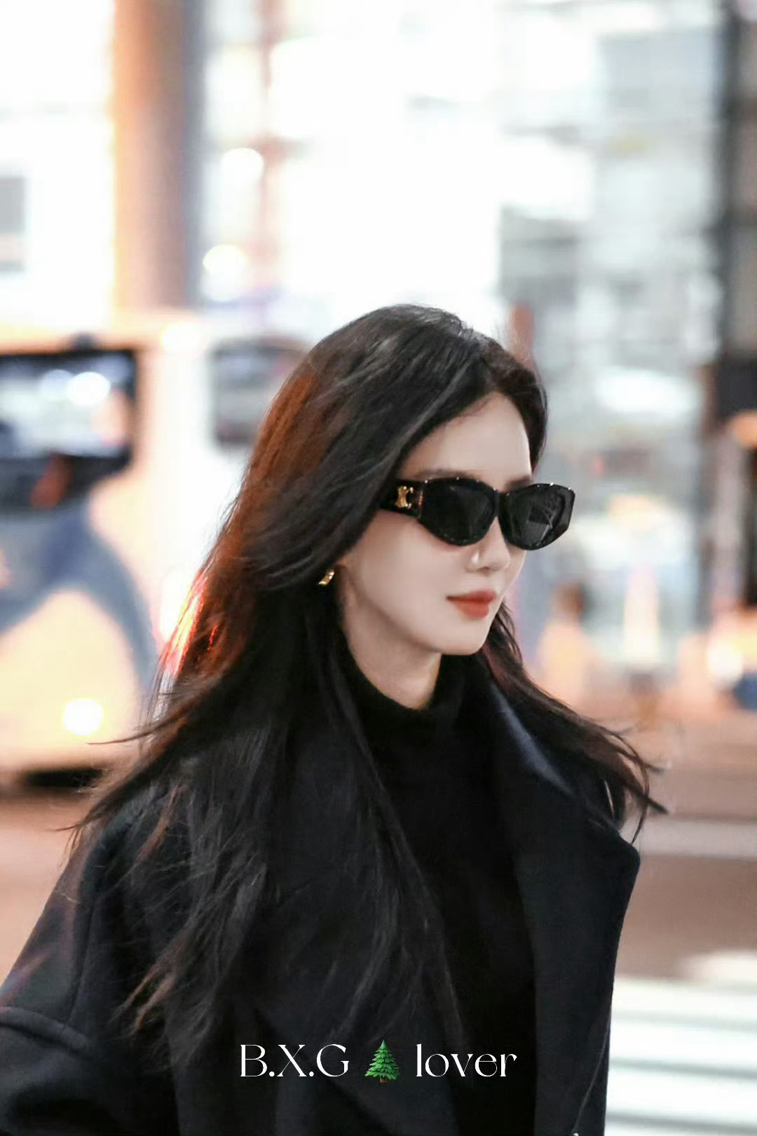 刘诗诗蓝色大衣Celine全球大使时尚女王刘诗诗闪耀巴黎 好美好俊 ​​​