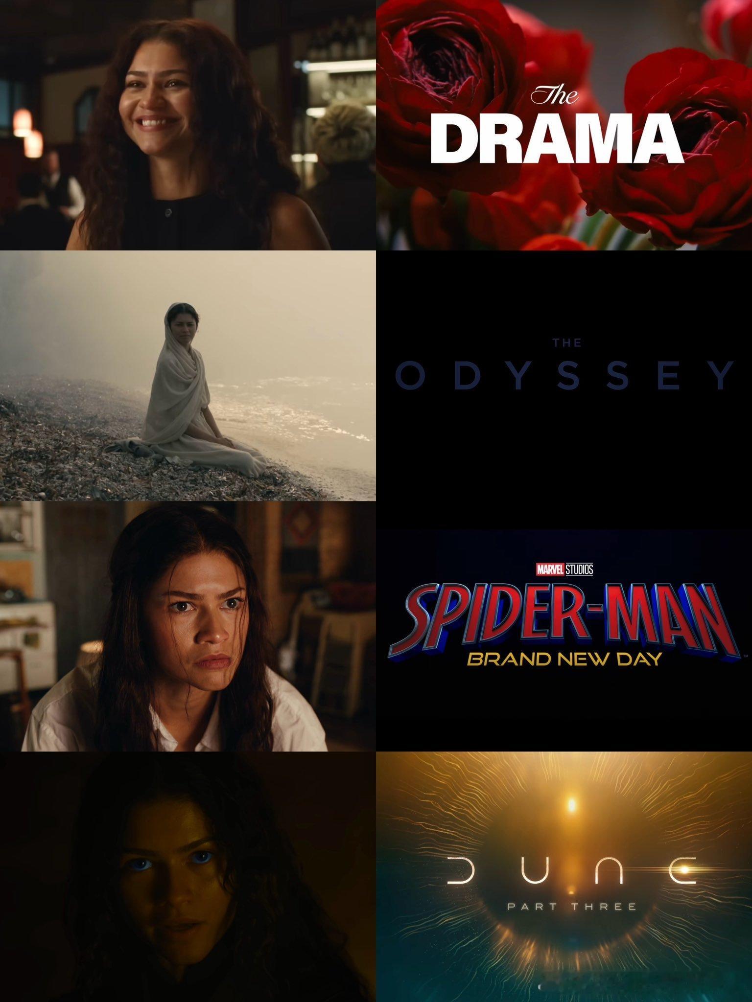 Zendaya 赞达亚在2026年迄今已突破全球票房30亿美元。尚待上映的是《沙