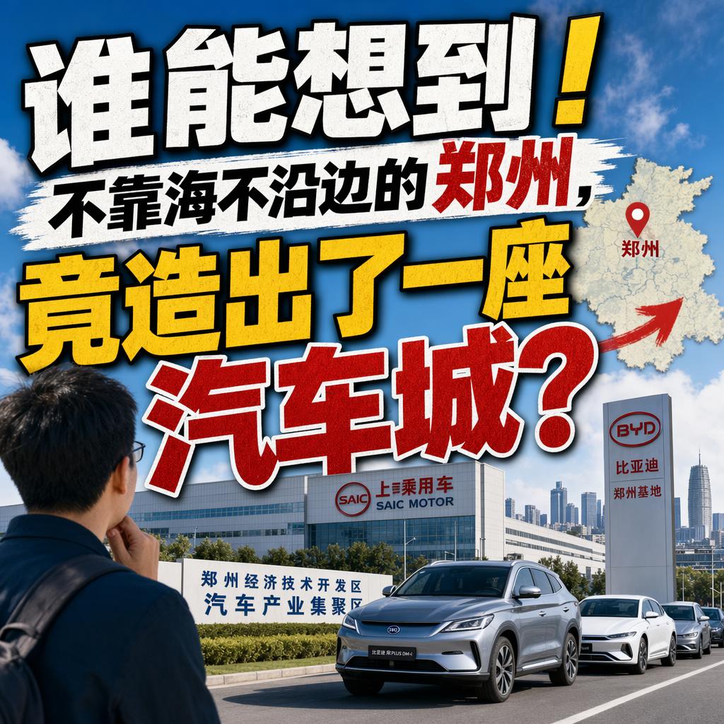 很多人以为，造车这事儿只属于沿海和一线城市。
上海、深圳、广州，才是汽车工业的主